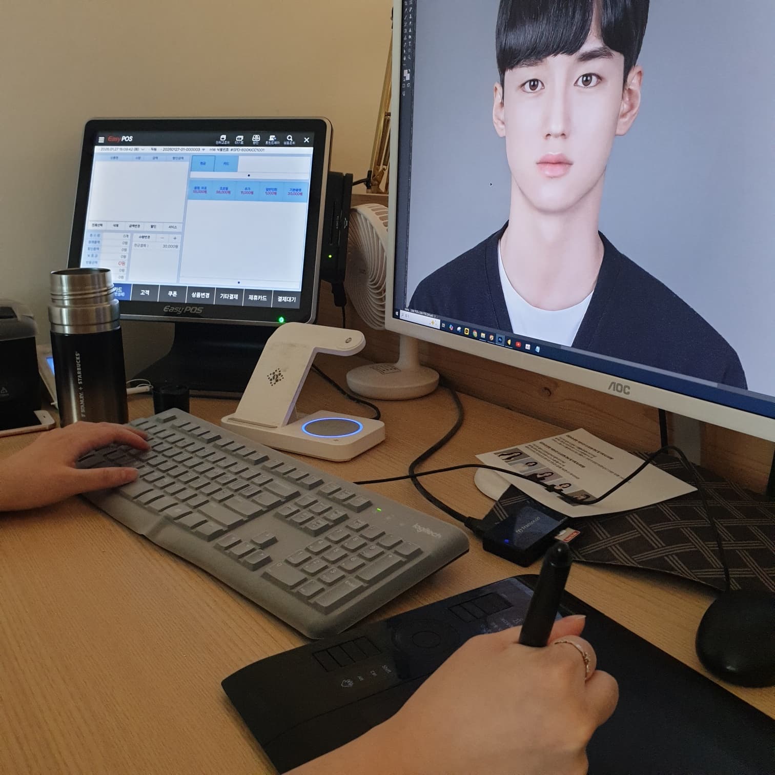 강남역사진관 촬영 보정 작업